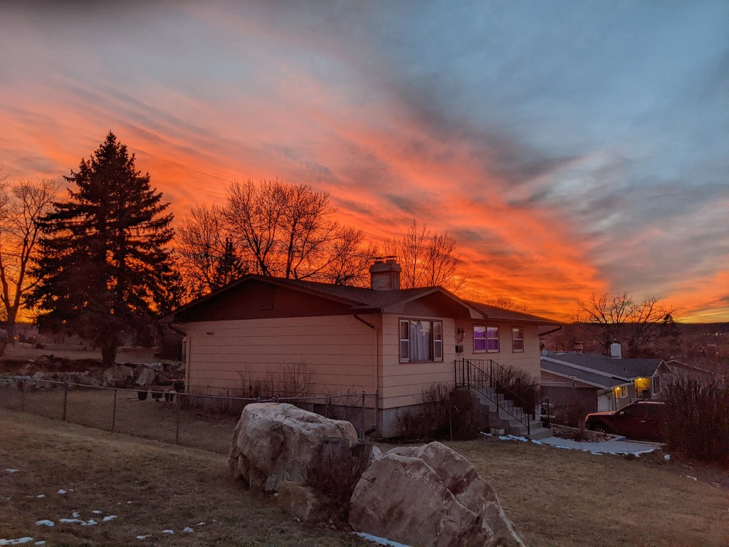 Seven Prompts and a Whopper of a&nbsp;Sunset