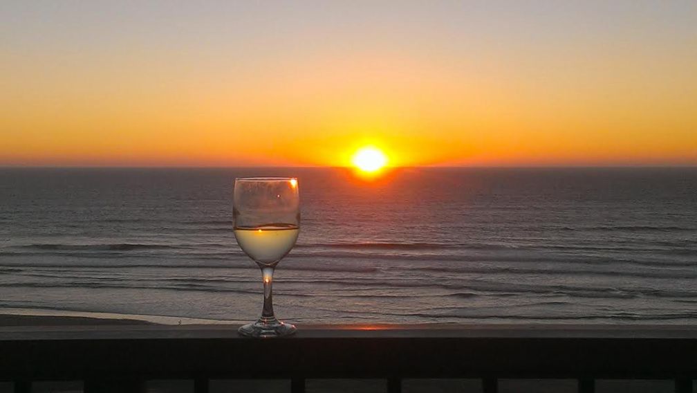 Friday evening's sunset.