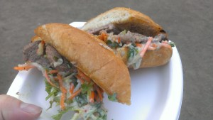 One of the delicious plates we shared from this year's Bite of Oregon festival. 