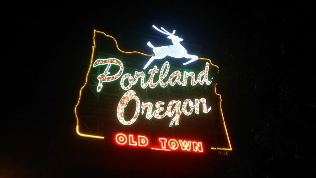 The Portland sign.