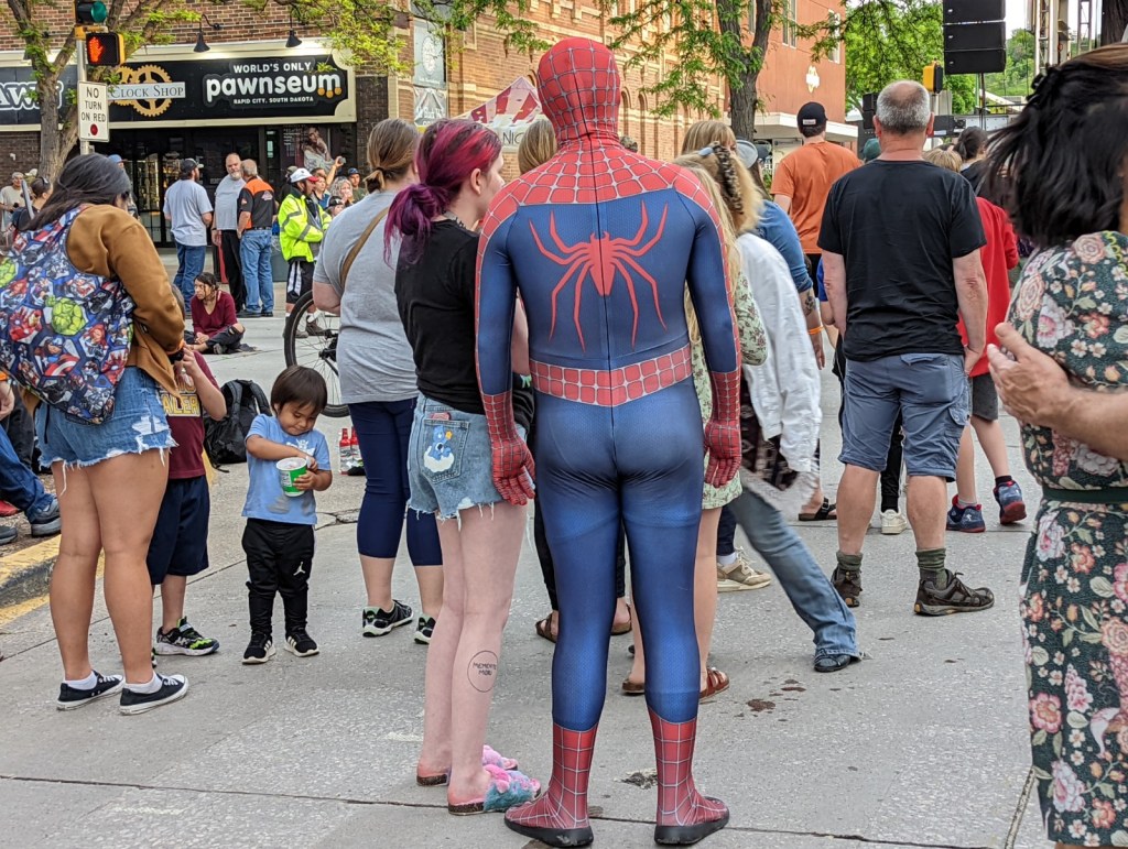 You know it’s summer when Spidey starts&nbsp;chafing.