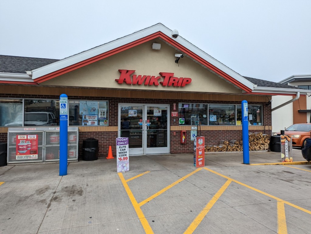 I’ll take nine gallons on pump 4, a breast, and a&nbsp;thigh.