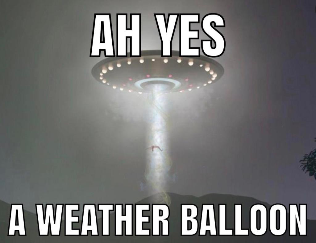 Don’t worry, it’s just a weather&nbsp;balloon.