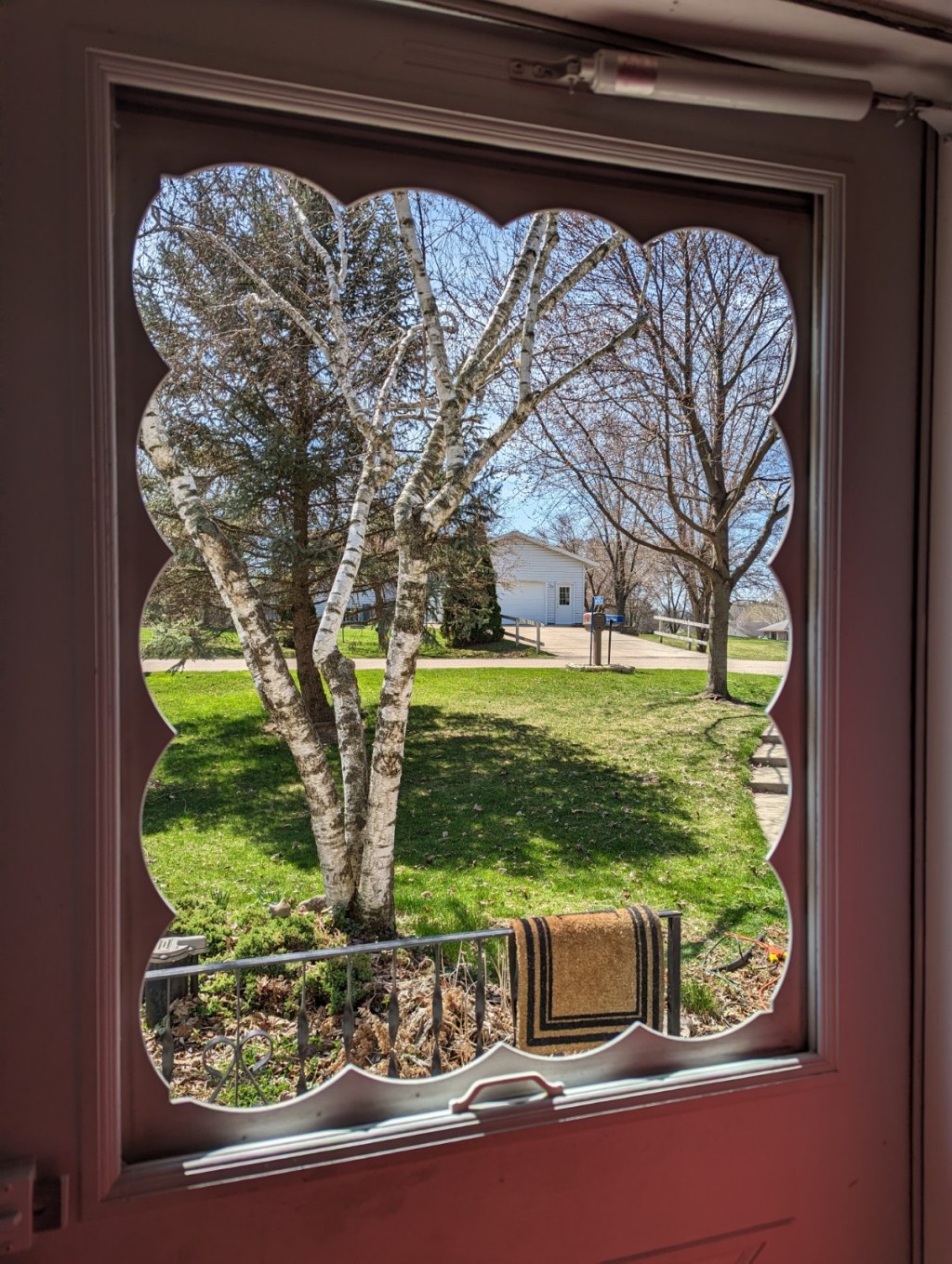 Maybe a bird flew into&nbsp;it.