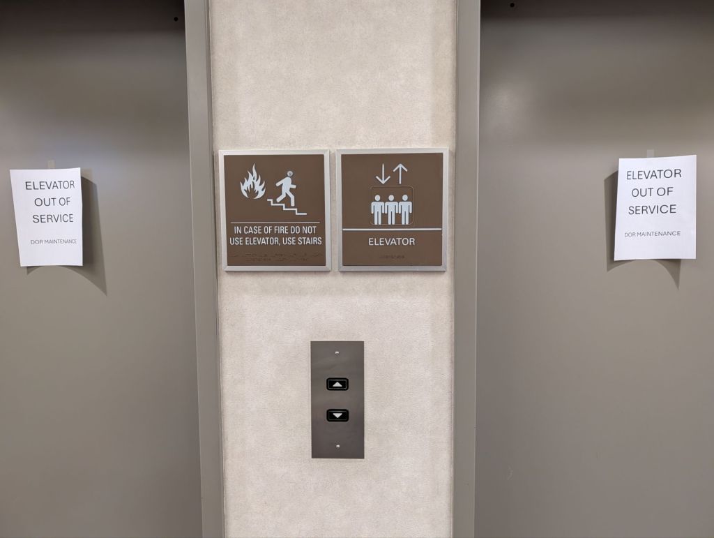 Four elevators on the&nbsp;fritz.